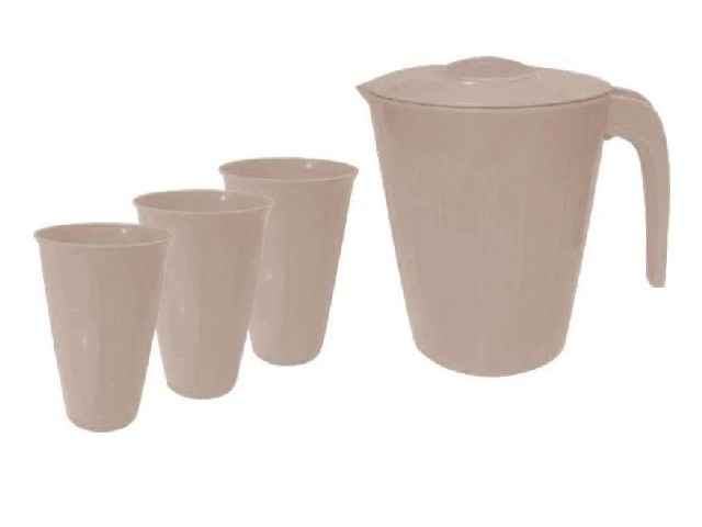 Набор для напитков Sugar&Spice Vanilla (Кувшин 1,9л+3 стакана 0,35л) латте